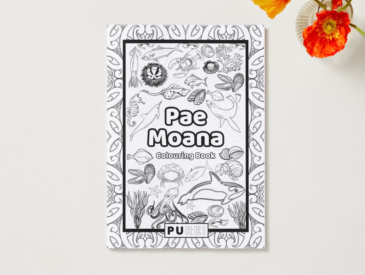 Pae Moana Colouring Book | Digital Printable Colouring Book