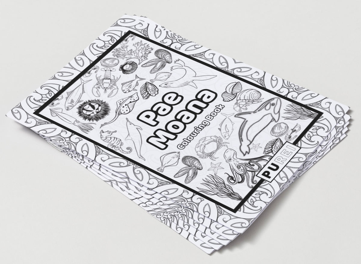 Pae Moana Colouring Book | Digital Printable Colouring Book