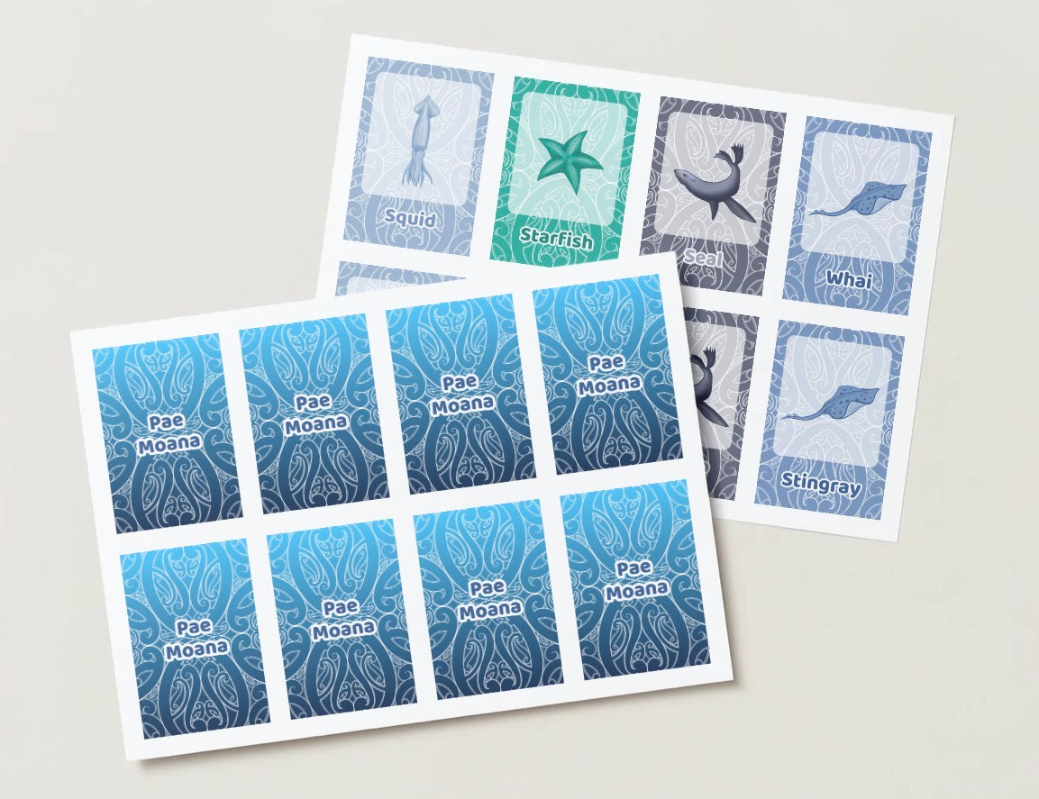 Pae Moana | Digital Printable Flash Cards